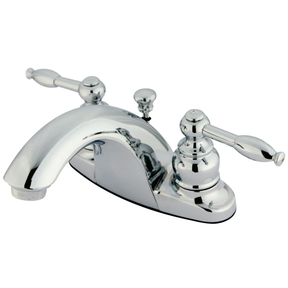 Kingston Brass KB7641KL 4 in. Centerset Bathroom Faucet, Polished Chrome