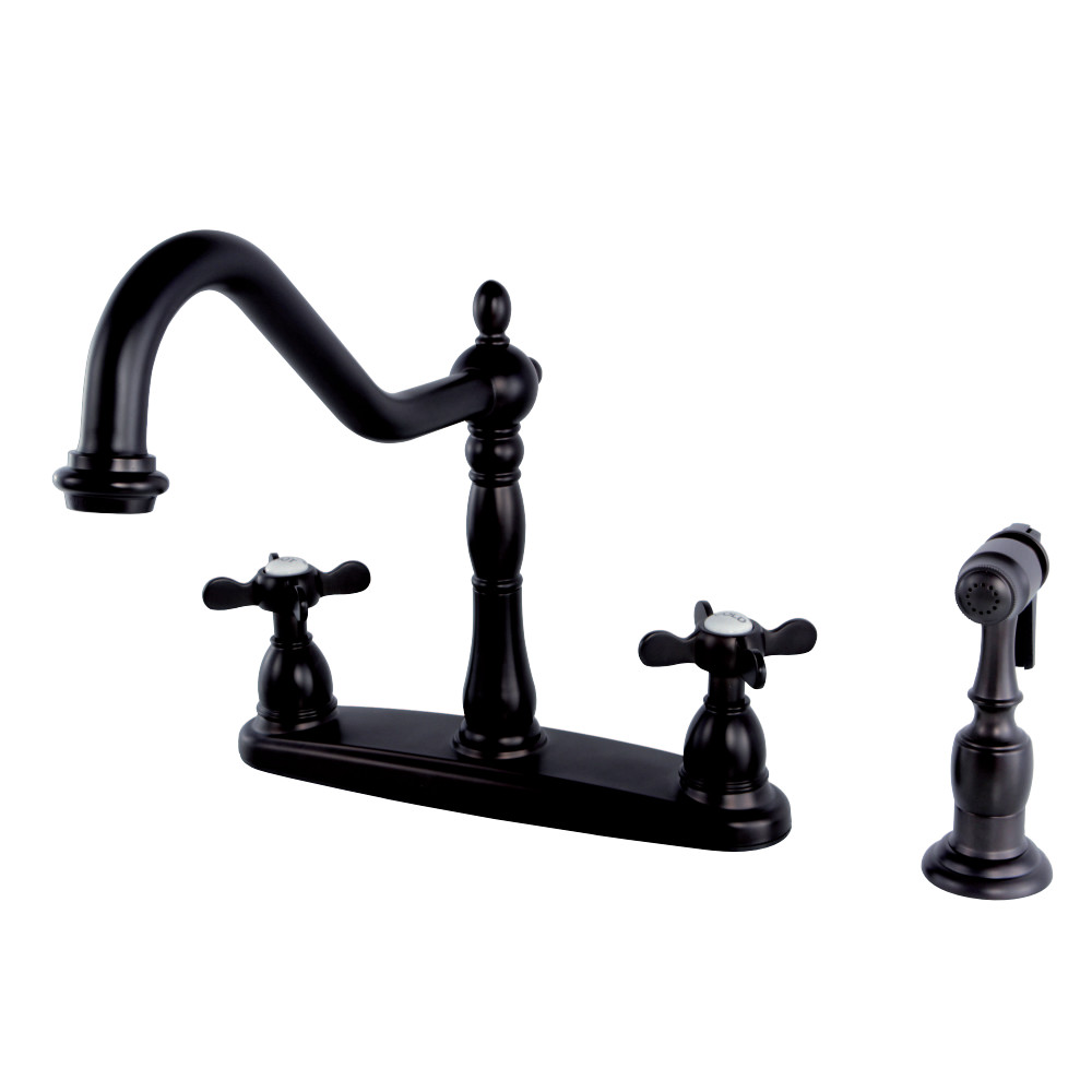 Kingston Brass KB1755BEXBS Essex Centerset Kitchen Faucet, Oil Rubbed Bronze