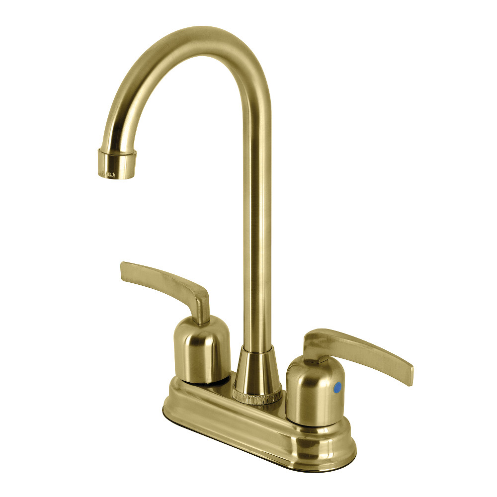 Kingston Brass KB8497EFL Centurion Bar Faucet, Brushed Brass