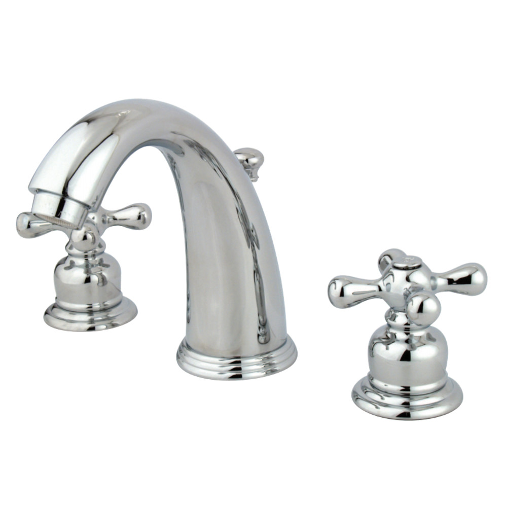 Kingston Brass KB981AX Victorian 2-Handle 8 in. Widespread Bathroom Faucet, Polished Chrome