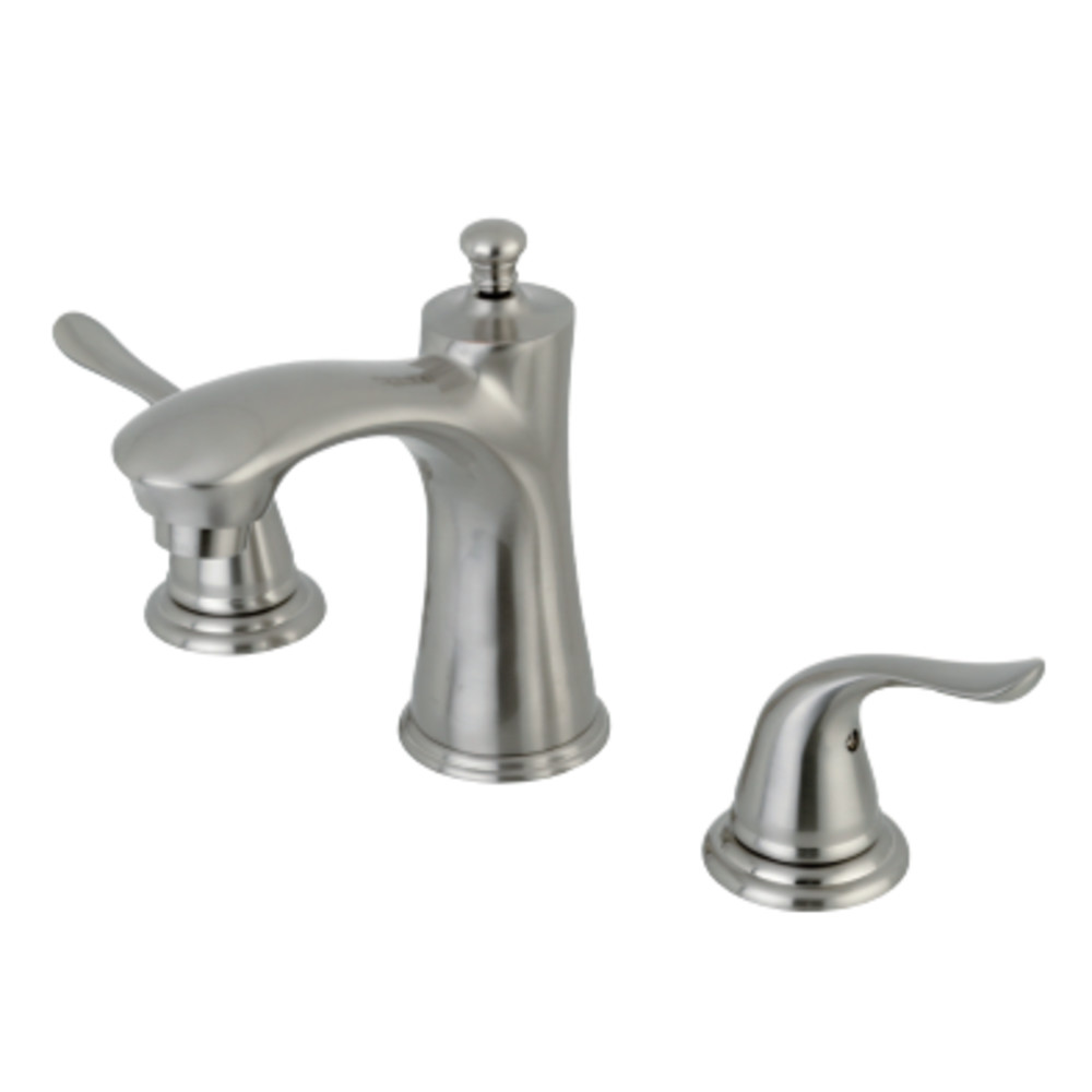 Kingston Brass KB7968YL 8 in. Widespread Bathroom Faucet, Brushed Nickel