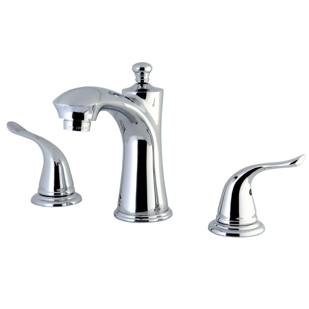 Kingston Brass KB7961YL 8 in. Widespread Bathroom Faucet, Polished Chrome