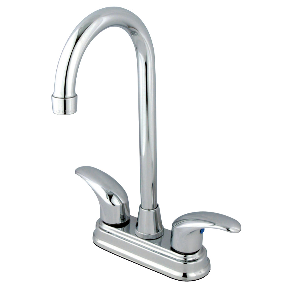 Kingston Brass KB6491LL Legacy 4" Centerset Bar Faucet, Polished Chrome