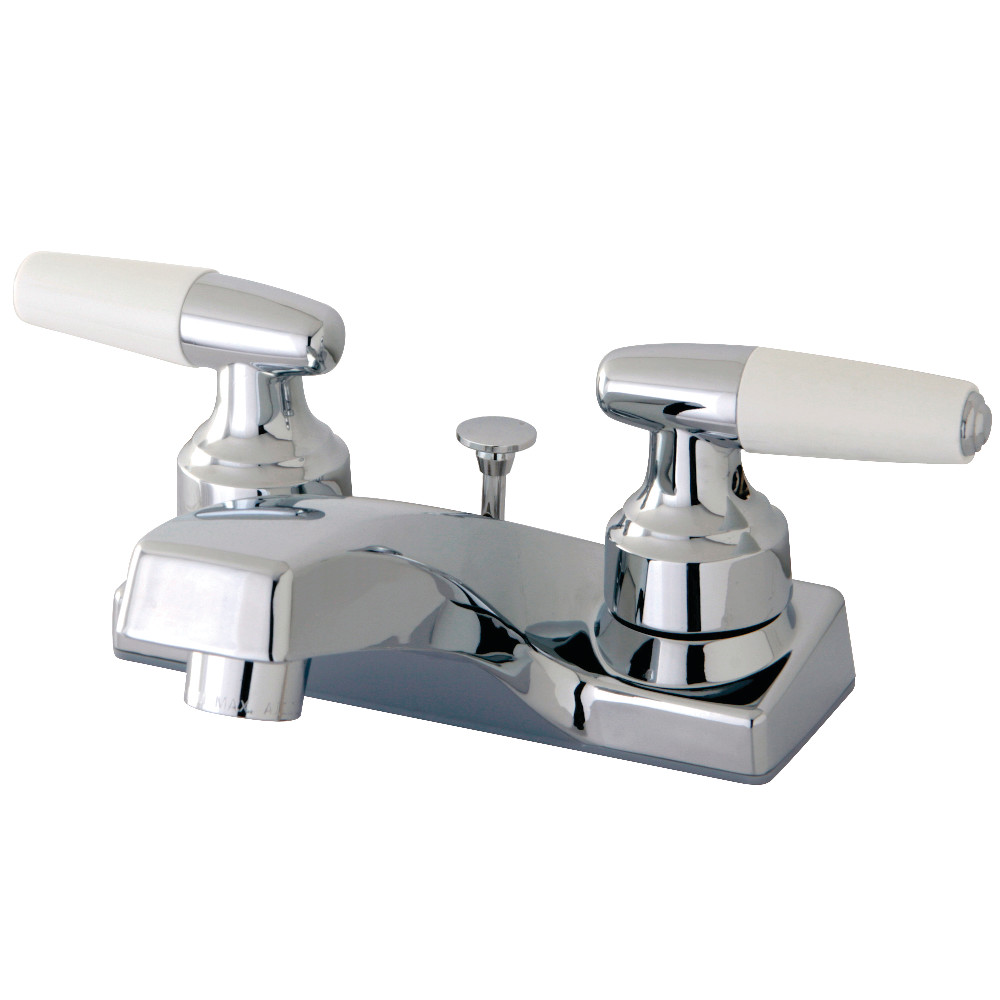 Kingston Brass KB201B 4 in. Centerset Bathroom Faucet, Polished Chrome