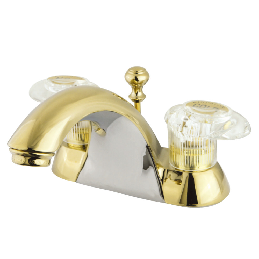 Kingston Brass KB2152B 4 in. Centerset Bathroom Faucet, Polished Brass