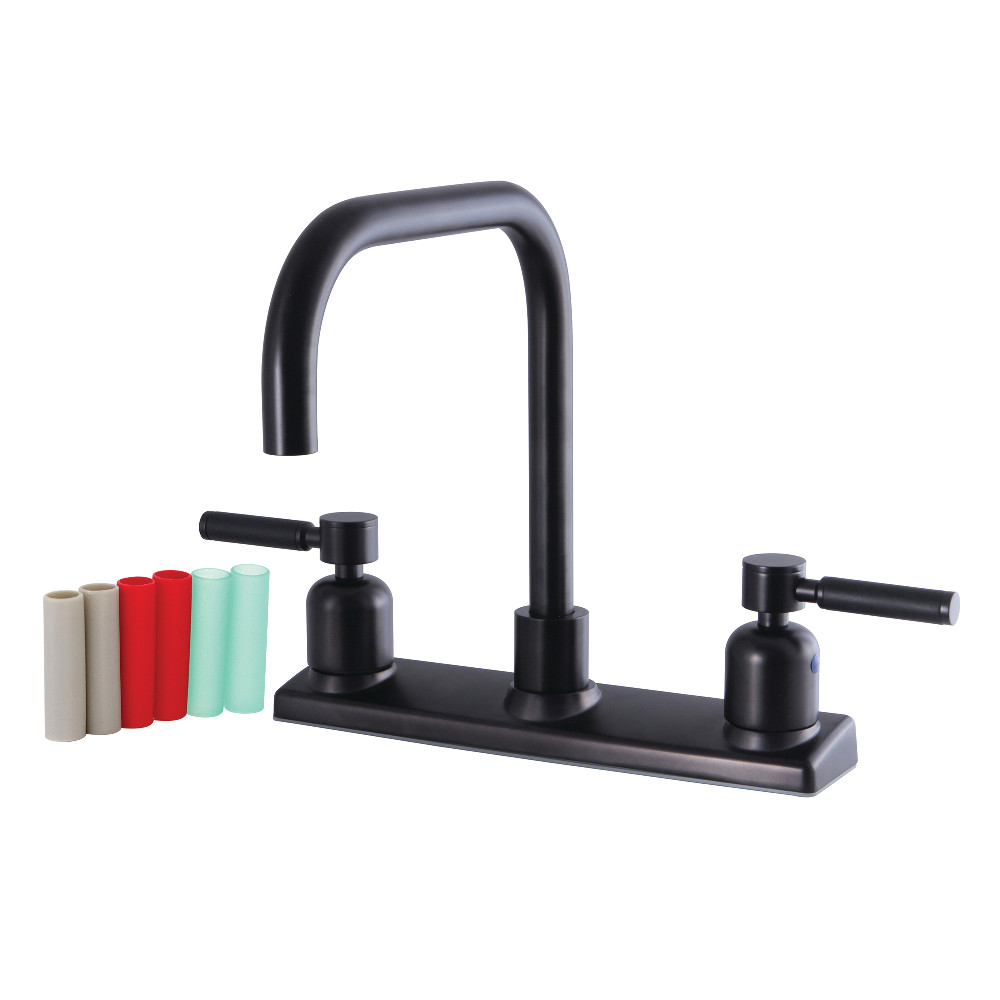 Kingston Brass FB2145DKL Kaiser 8-Inch Centerset Kitchen Faucet, Oil Rubbed Bronze