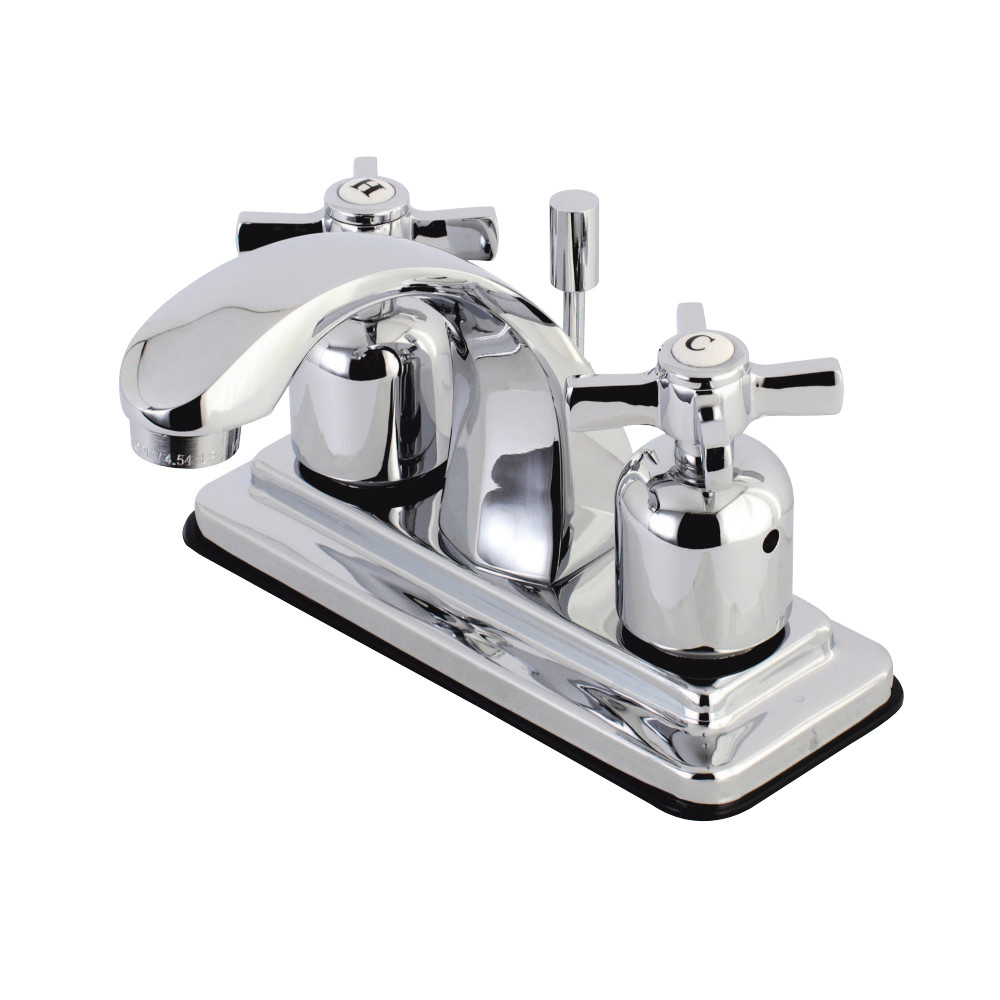 Kingston Brass KB4641ZX 4 in. Centerset Bathroom Faucet, Polished Chrome