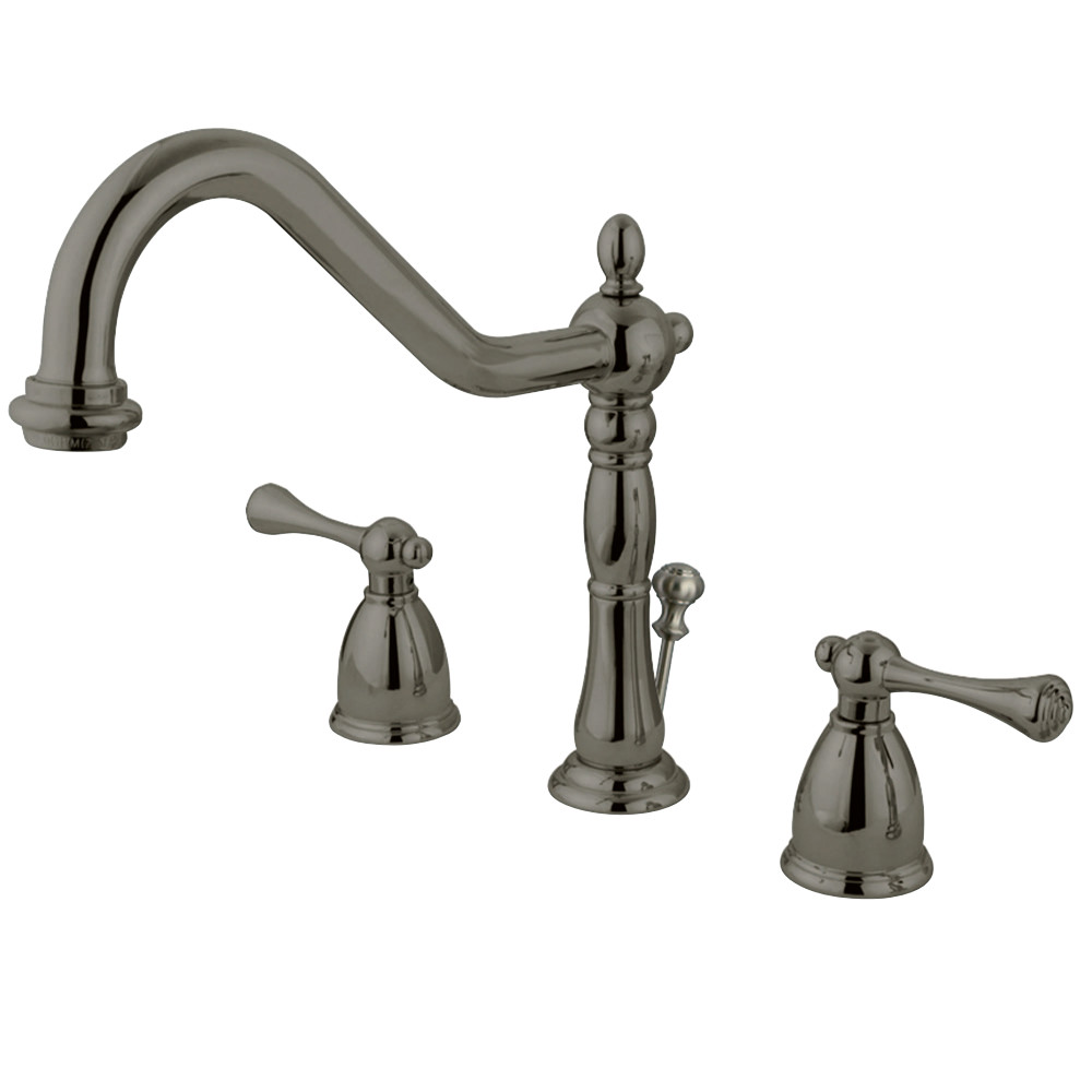 Kingston Brass KB7978BL 8 in. Widespread Bathroom Faucet, Brushed Nickel