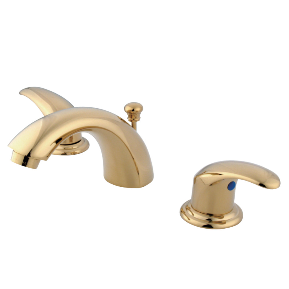 Kingston Brass KB6952LL Mini-Widespread Bathroom Faucet, Polished Brass