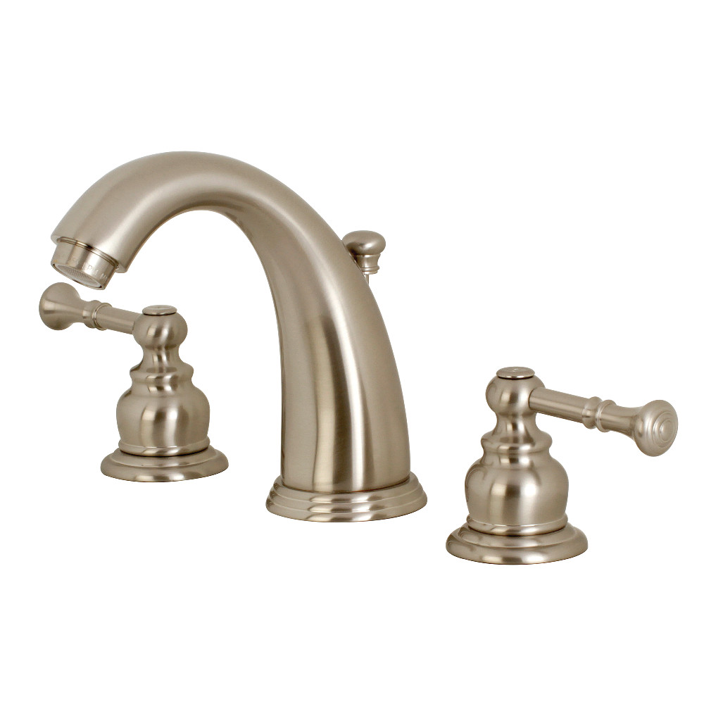 Kingston Brass KB988NL Widespread Bathroom Faucet, Brushed Nickel
