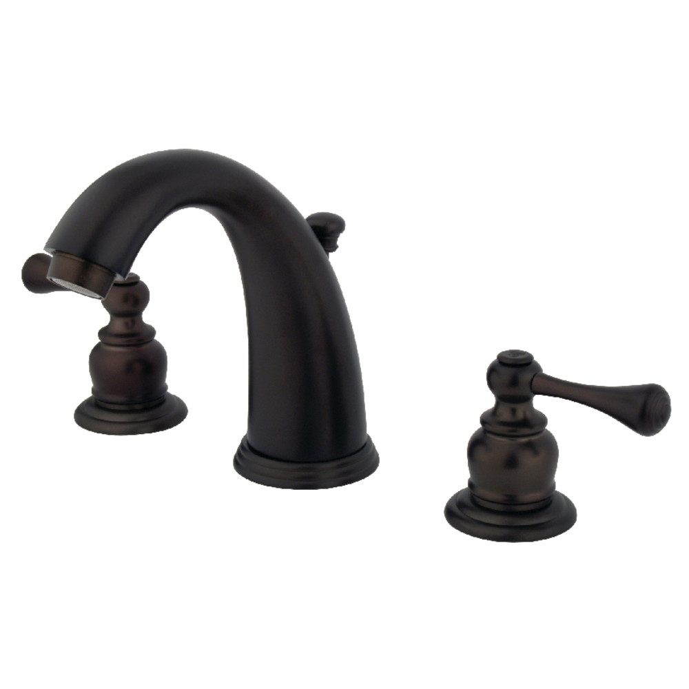 Kingston Brass KB985BL 8 to 16 in. Widespread Bathroom Faucet, Oil Rubbed Bronze