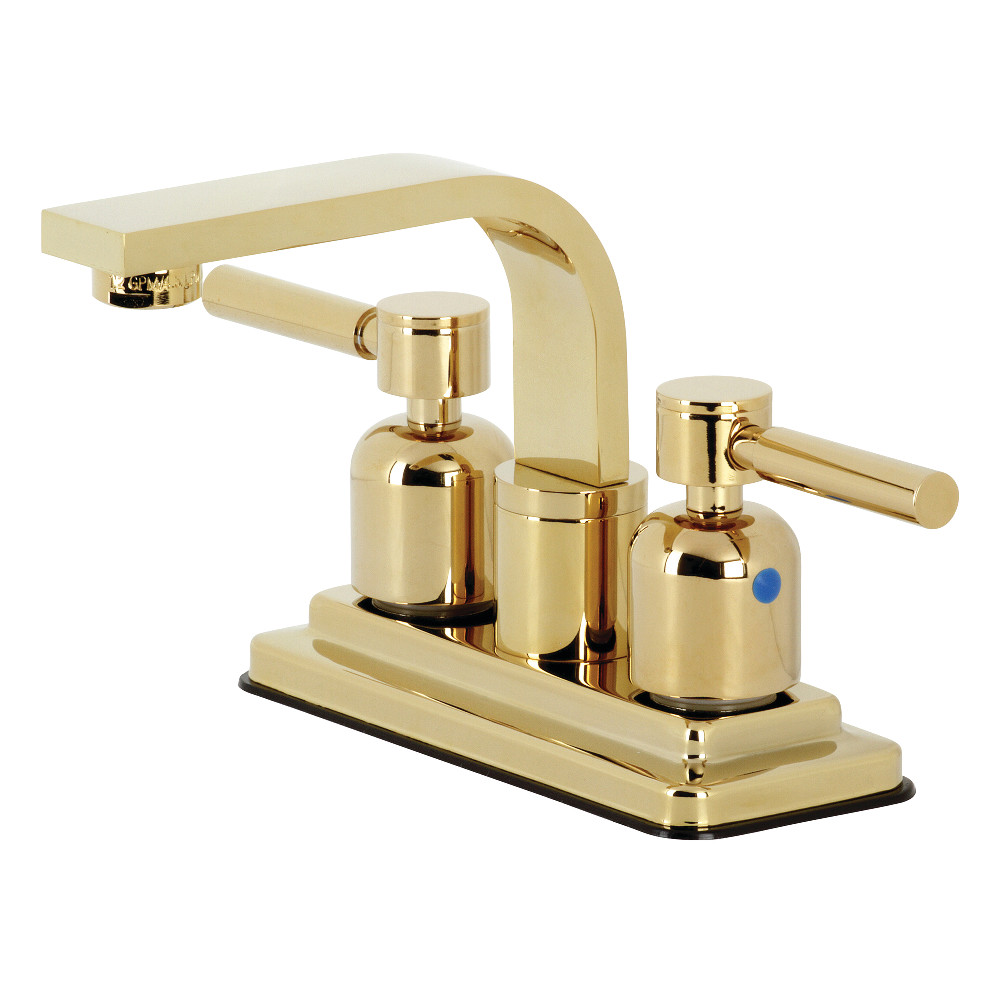 Kingston Brass KB8462DL Concord 4-Inch Centerset Bathroom Faucet, Polished Brass