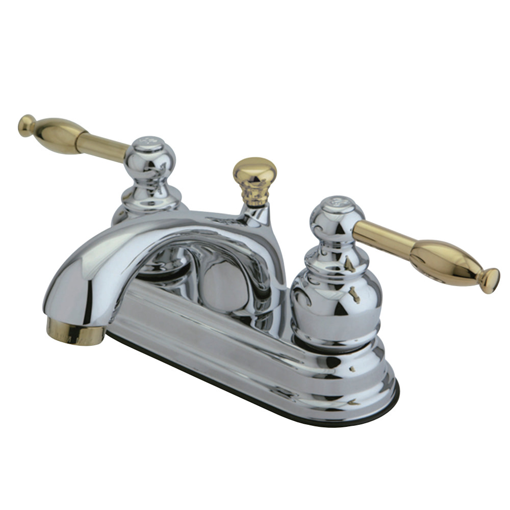 Kingston Brass KB2604KL 4 in. Centerset Bathroom Faucet, Polished Chrome