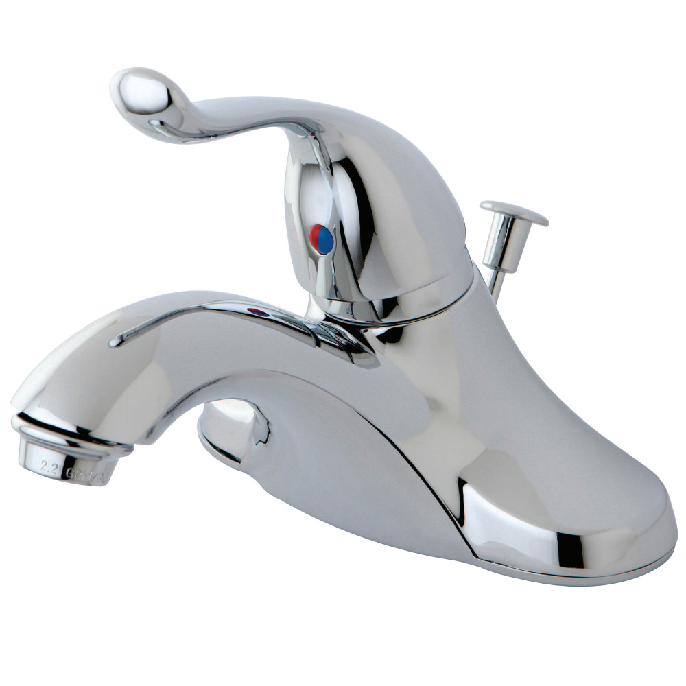 Kingston Brass KB5541YL Single-Handle 4 in. Centerset Bathroom Faucet, Polished Chrome