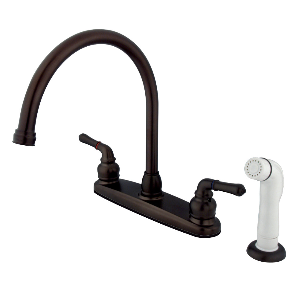 Kingston Brass KB795 Magellan 8-Inch Centerset Kitchen Faucet, Oil Rubbed Bronze