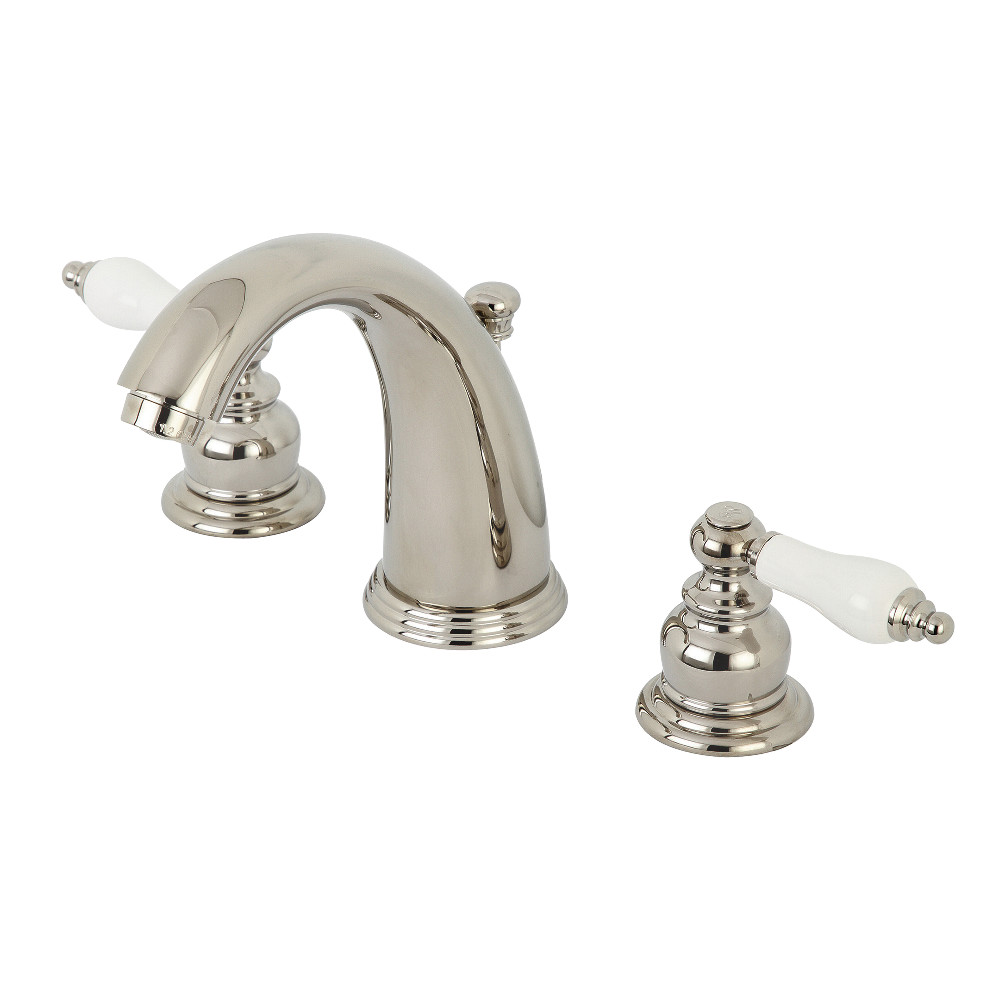 Kingston Brass KB986PLPN Victorian 2-Handle 8 in. Widespread Bathroom Faucet, Polished Nickel