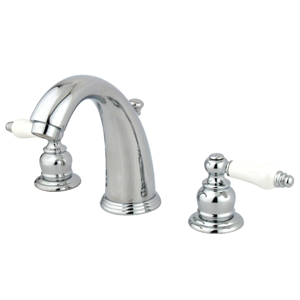 Kingston Brass KB981PL Victorian 2-Handle 8 in. Widespread Bathroom Faucet, Polished Chrome