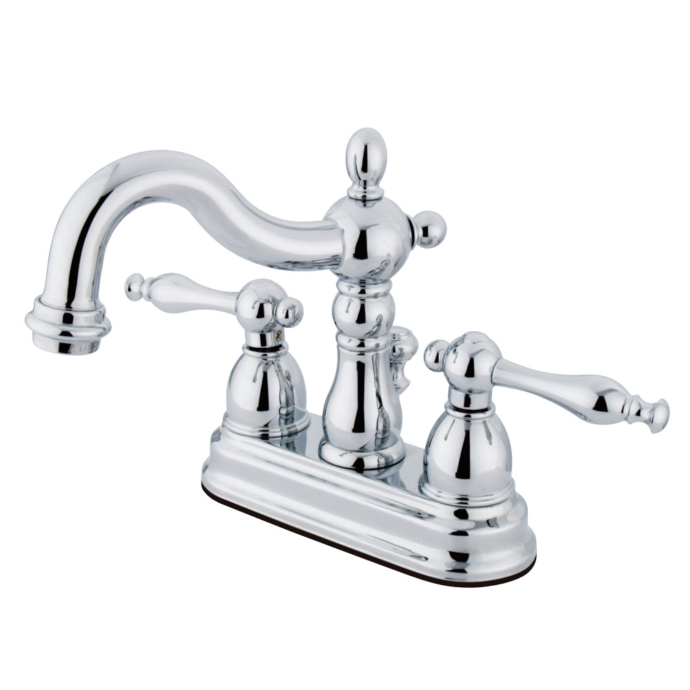 Kingston Brass KB1601NL 4 in. Centerset Bathroom Faucet, Polished Chrome
