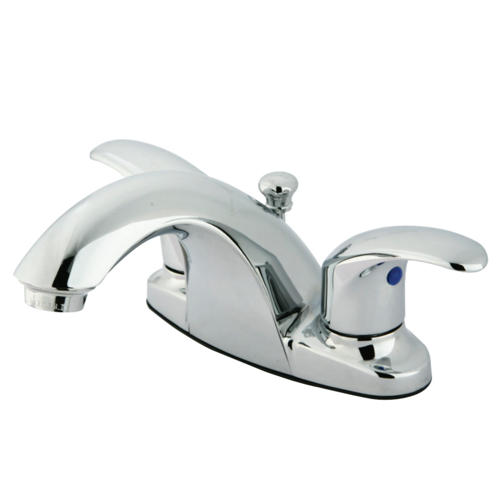 Kingston Brass KB7641LL 4 in. Centerset Bathroom Faucet, Polished Chrome