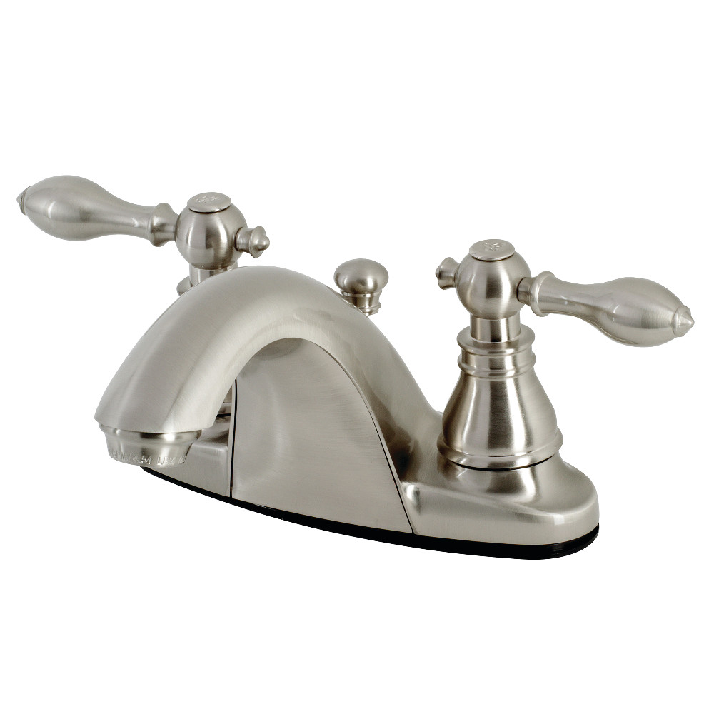 Kingston Brass KB7648ACL American Classic 4" Centerset Bathroom Faucet, Brushed Nickel