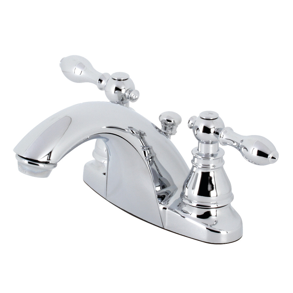 Kingston Brass KB7641ACL American Classic 4" Centerset Bathroom Faucet, Polished Chrome