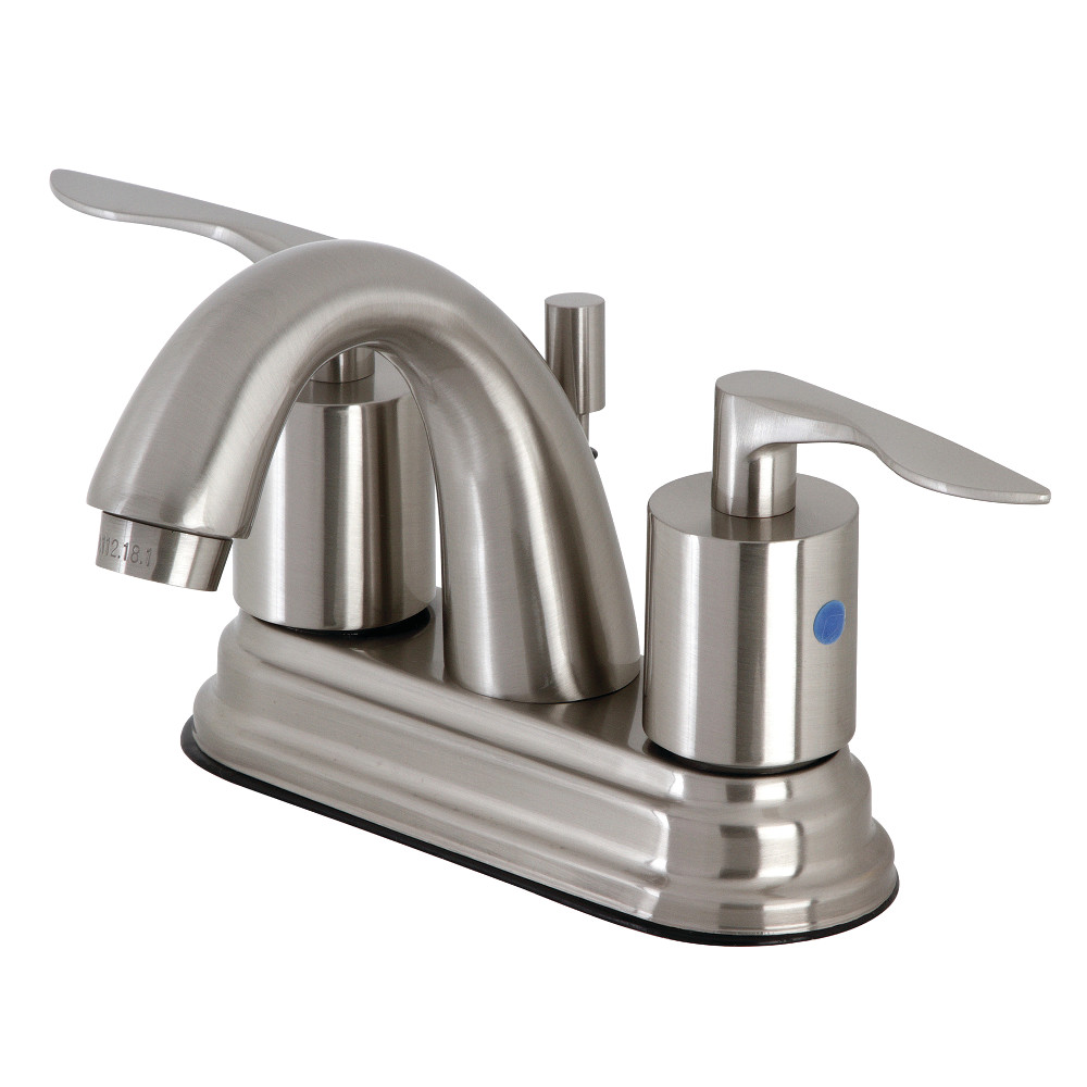 Kingston Brass KB8618SVL 4" Centerset Bathroom Faucet with Retail Pop-Up, Brushed Nickel