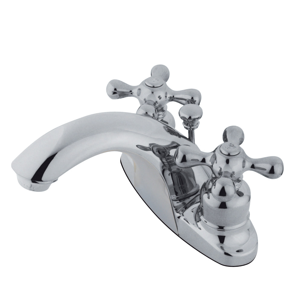 Kingston Brass KB7641AX 4 in. Centerset Bathroom Faucet, Polished Chrome