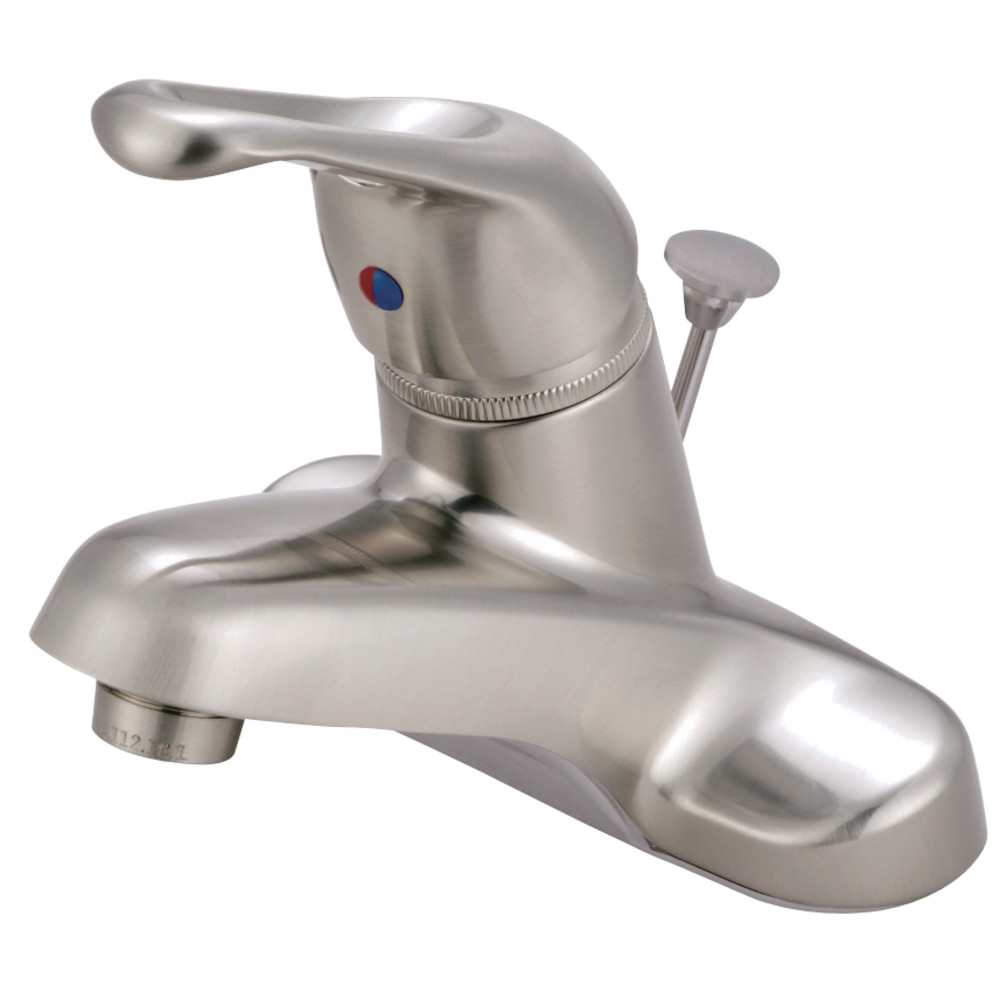 Kingston Brass KB518B Single-Handle 4 in. Centerset Bathroom Faucet, Brushed Nickel