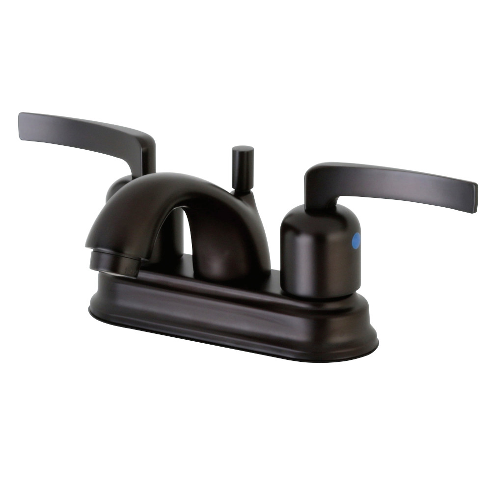 Kingston Brass FB2605EFL 4 in. Centerset Bathroom Faucet, Oil Rubbed Bronze