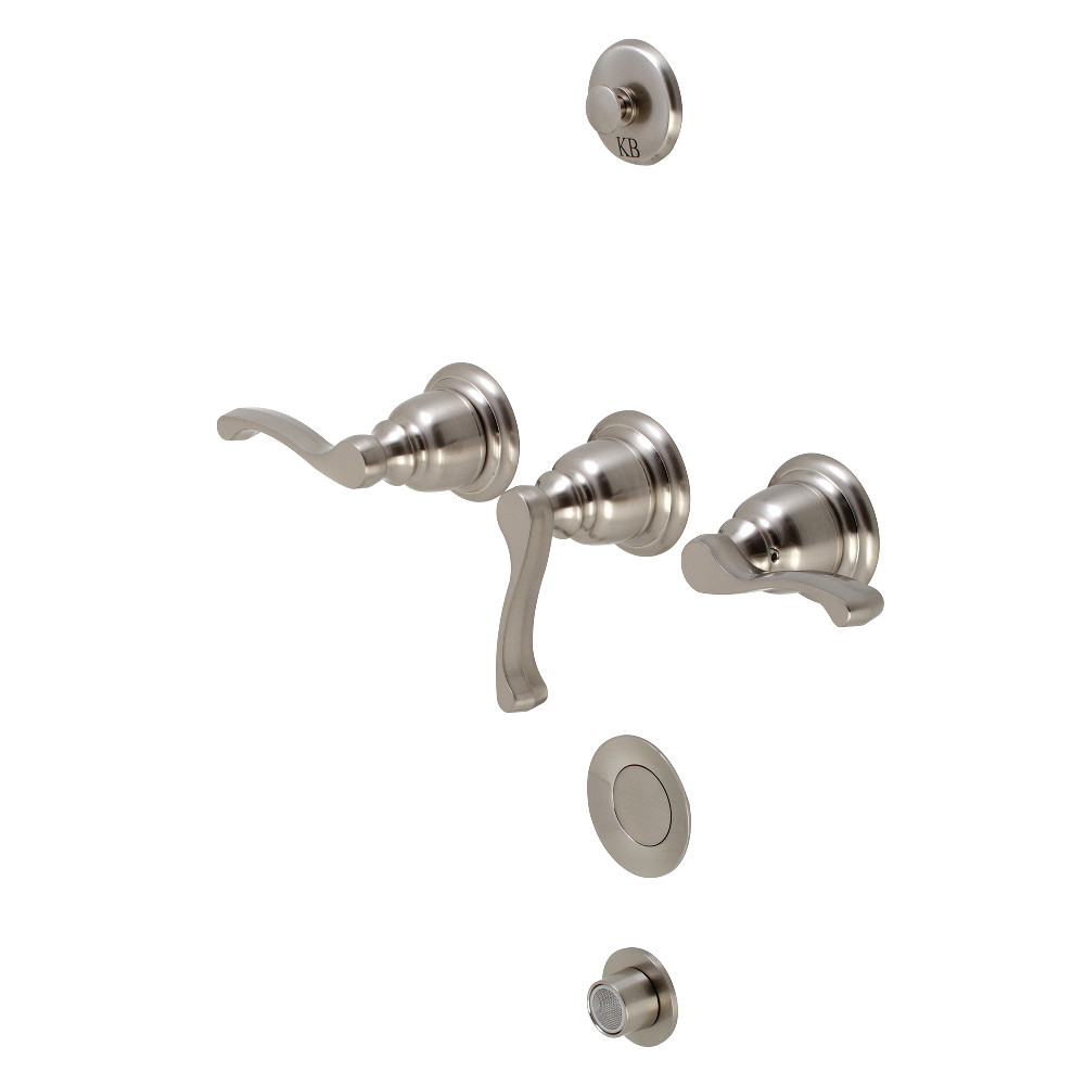 Kingston Brass KB328FL Bidet Faucet, Brushed Nickel