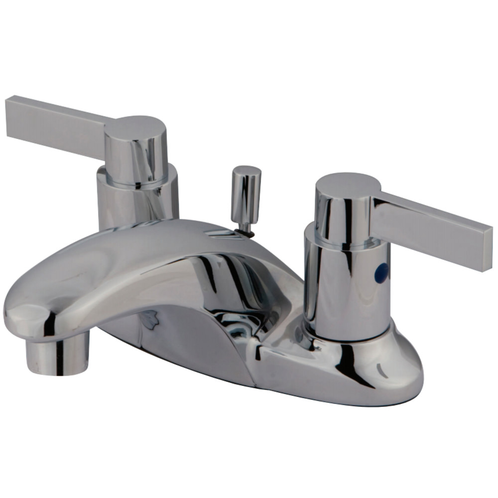 Kingston Brass KB8621NDL 4 in. Centerset Bathroom Faucet, Polished Chrome