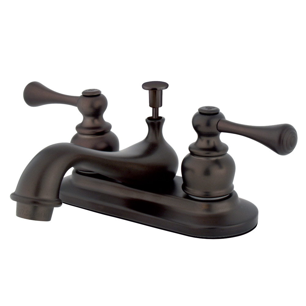 Kingston Brass KB605BL 4 in. Centerset Bathroom Faucet, Oil Rubbed Bronze