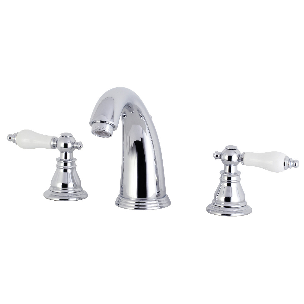 Kingston Brass KB981APL Widespread Bathroom Faucet, Polished Chrome