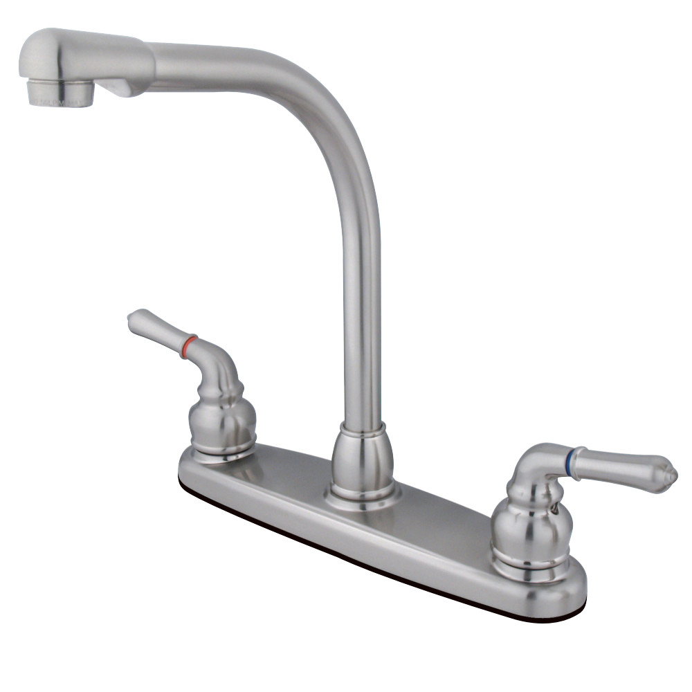 Kingston Brass KB758LS Magellan Centerset Kitchen Faucet, Brushed Nickel