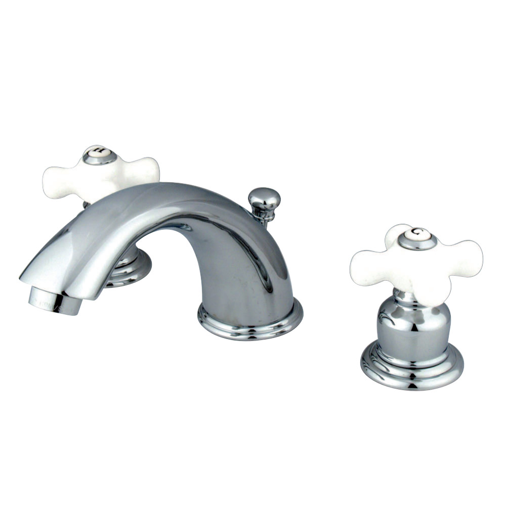 Kingston Brass KB961PX Magellan Widespread Bathroom Faucet, Polished Chrome