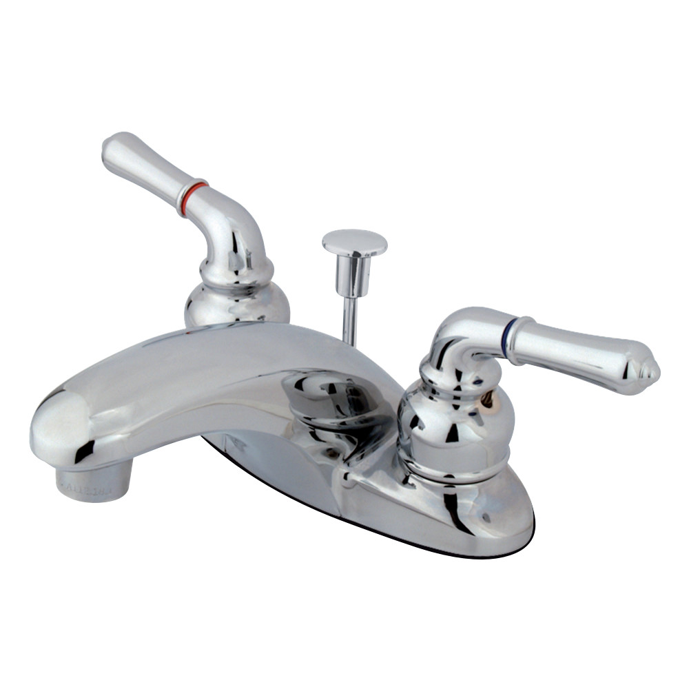 Kingston Brass KB621 4 in. Centerset Bathroom Faucet, Polished Chrome