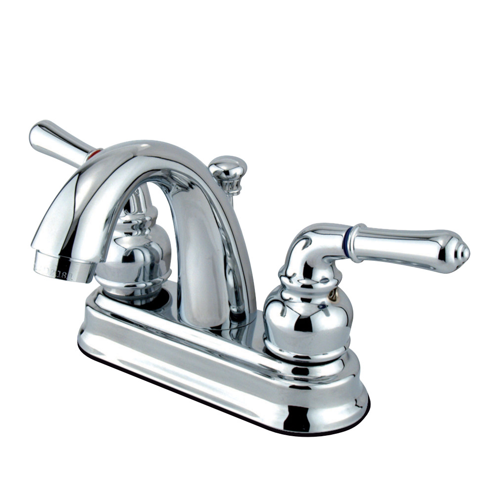 Kingston Brass KB5611NML 4 in. Centerset Bathroom Faucet, Polished Chrome