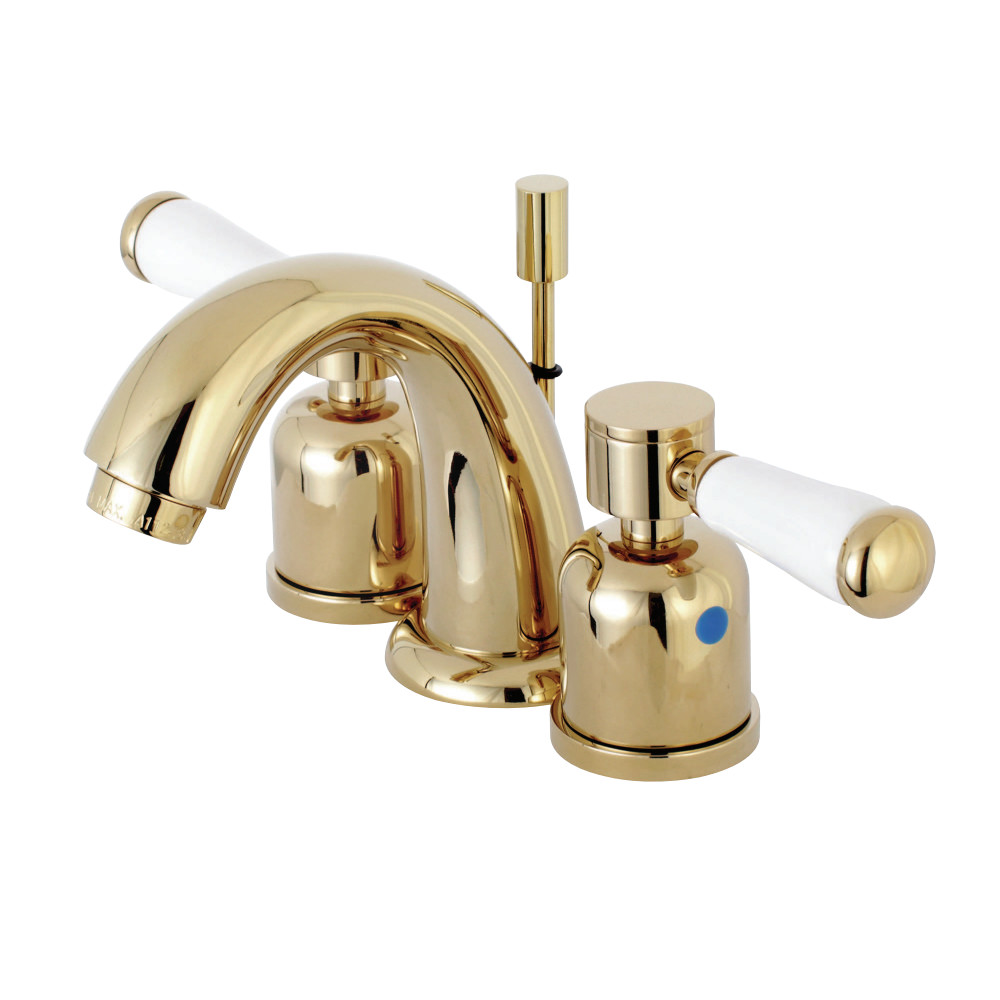 Kingston Brass KB8912DPL Paris Widespread Bathroom Faucet, Polished Brass