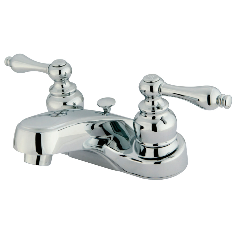 Kingston Brass KB251AL 4 in. Centerset Bathroom Faucet, Polished Chrome