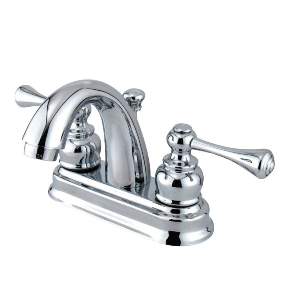 Kingston Brass KB5611BL 4 in. Centerset Bathroom Faucet, Polished Chrome