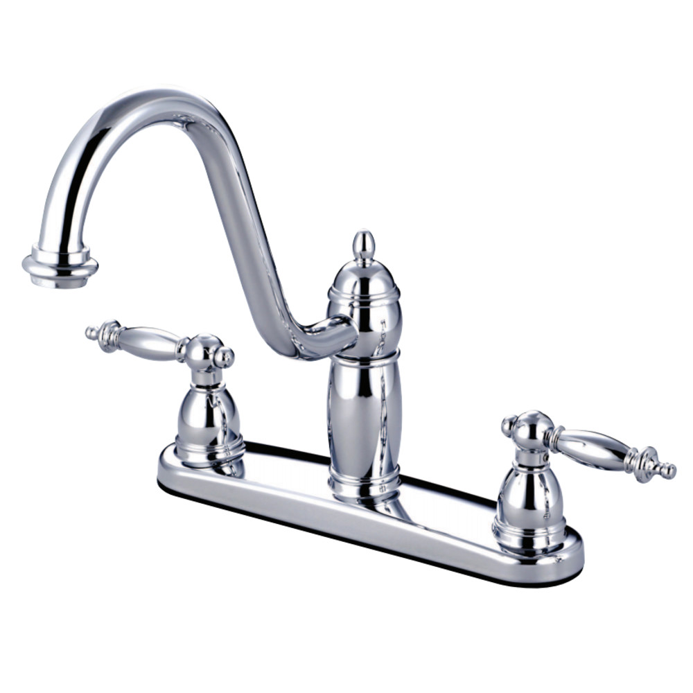 Kingston Brass KB7111TLLS Templeton Centerset Kitchen Faucet, Polished Chrome