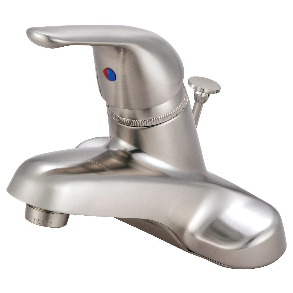 Kingston Brass KB548B 4 in. Centerset Bathroom Faucet, Brushed Nickel