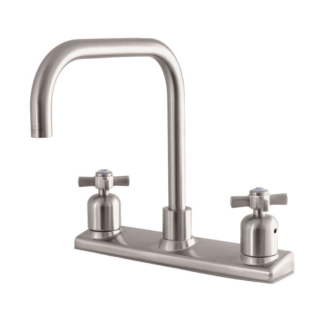 Kingston Brass FB2148ZX Millennium 8-Inch Centerset Kitchen Faucet, Brushed Nickel