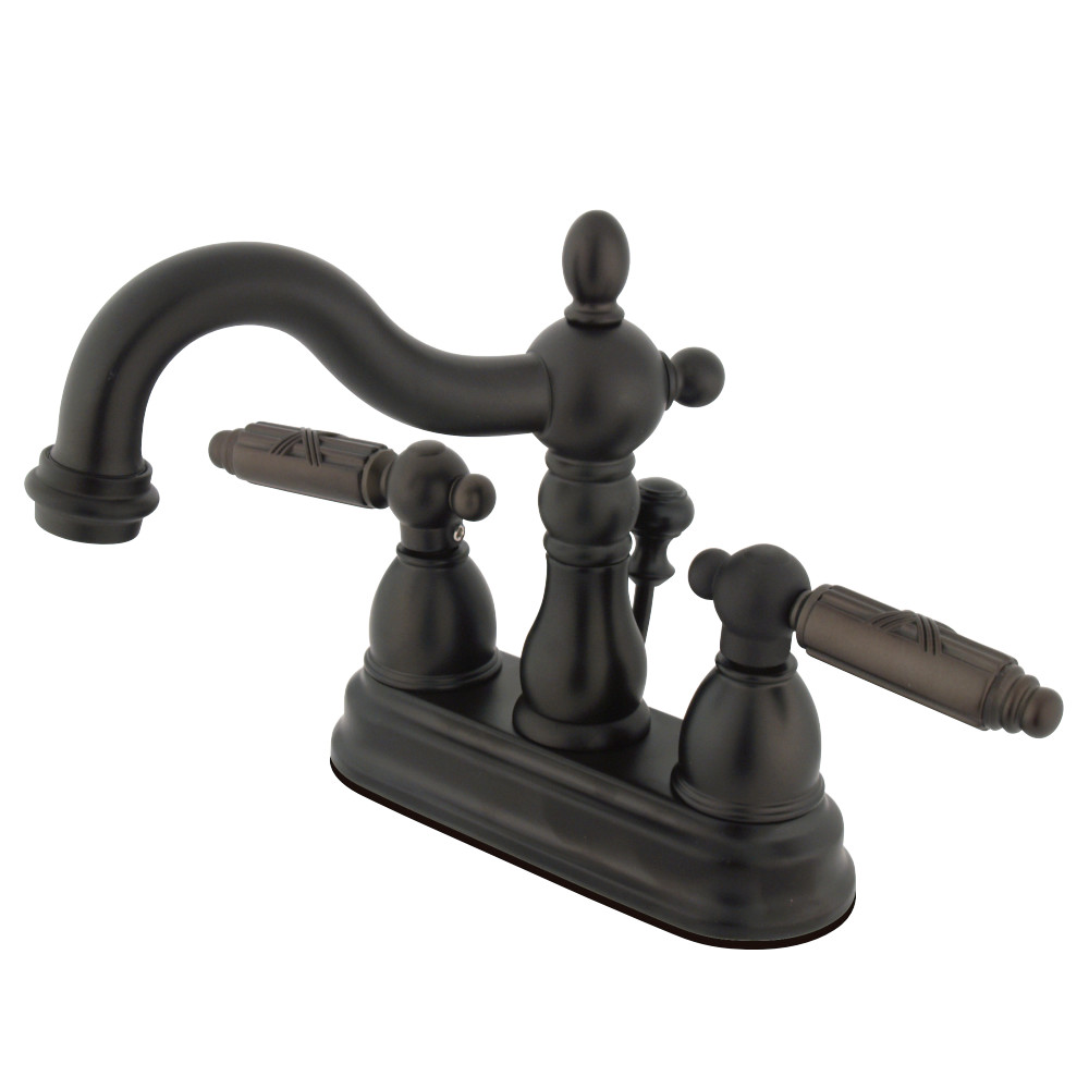 Kingston Brass KB1605GL 4 in. Centerset Bathroom Faucet, Oil Rubbed Bronze