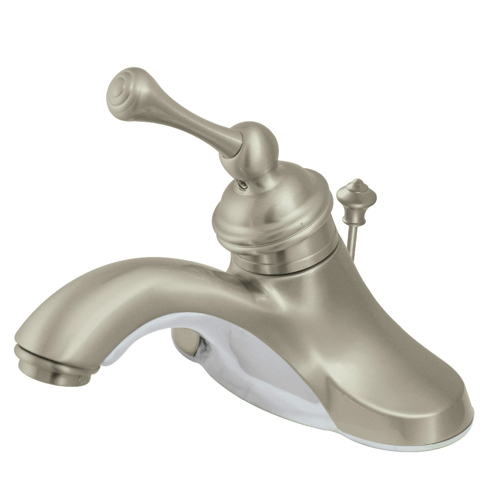 Kingston Brass KB3548BL 4 in. Centerset Bathroom Faucet, Brushed Nickel