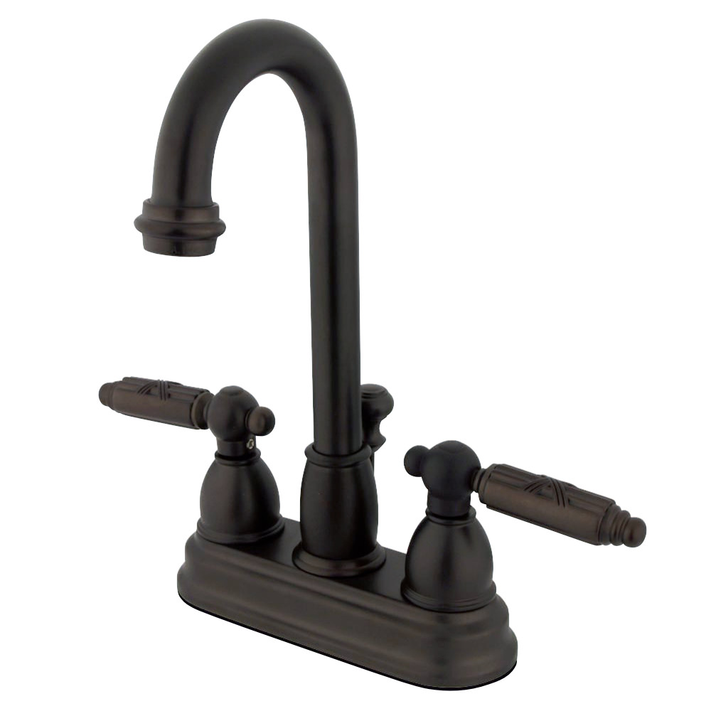 Kingston Brass KB3615GL 4 in. Centerset Bathroom Faucet, Oil Rubbed Bronze