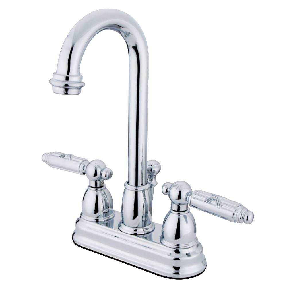 Kingston Brass KB3611GL 4 in. Centerset Bathroom Faucet, Polished Chrome