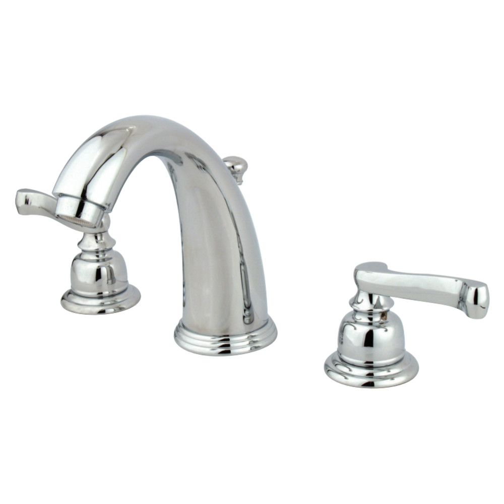 Kingston Brass KB981FL Widespread Bathroom Faucet, Polished Chrome