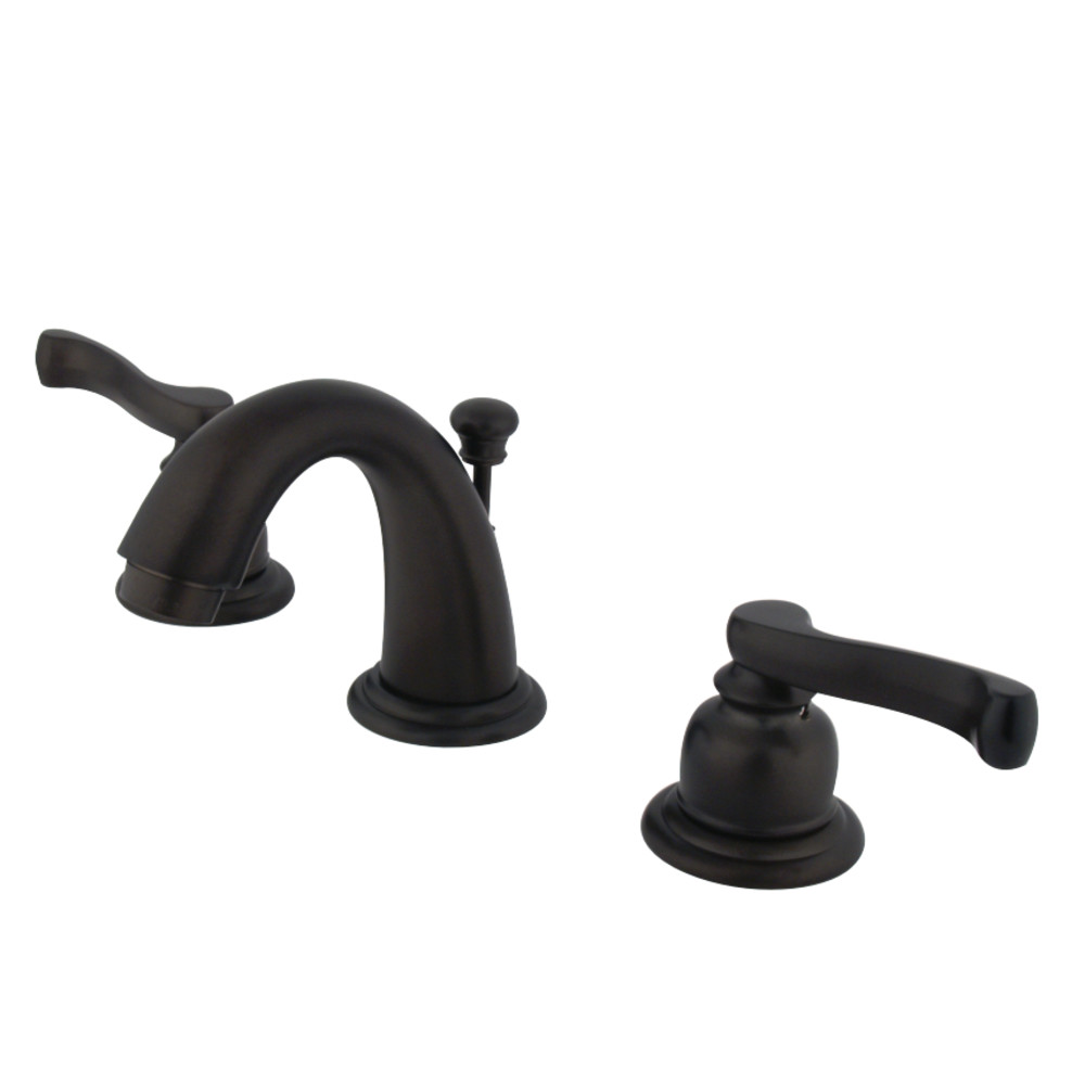 Kingston Brass KB915FL Widespread Bathroom Faucet, Oil Rubbed Bronze