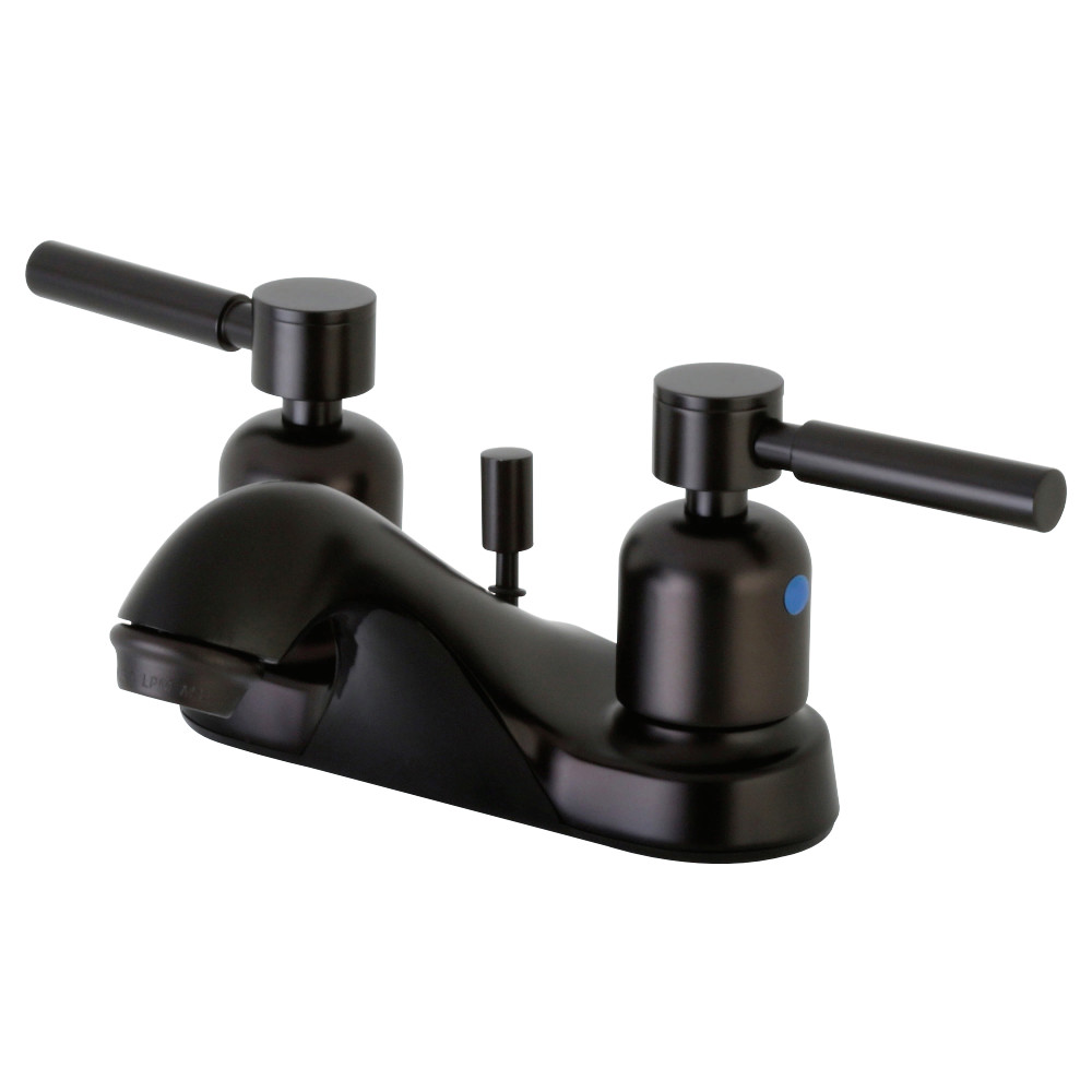 Kingston Brass FB5625DL 4 in. Centerset Bathroom Faucet, Oil Rubbed Bronze